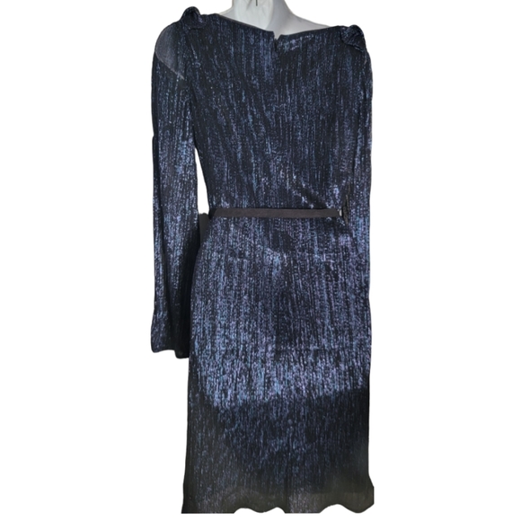 Tahari Shimmer Midi Dress - Picture 2 of 3